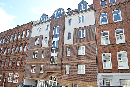 Kiel von oben - moderne 2-/3-Zimmer-Maisonette mit PKW-Stellplatz in 24114 Kiel